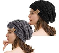 REDESS Slouchy Beanie Hat per uomo e donna Winter Warm Chunky Soft Oversize Cable Knit Cap
