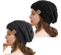 REDESS Slouchy Beanie Hat per uomo e donna Winter Warm Chunky Soft Oversize Cable Knit Cap