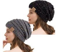 REDESS Slouchy Beanie Hat per uomo e donna Winter Warm Chunky Soft Oversize Cable Knit Cap