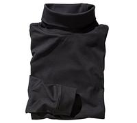 Redfield Nero Camicia a Maniche Lunghe con Scollo a Tartaruga Oversize, 2xl-8xl:6XL