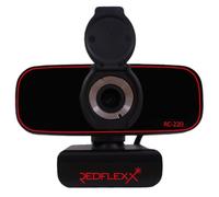 Redflexx REDCAM RC-220 Redline Full HD USB Webcam Videoqualität mit 1080p (1920x1080), H.264, Integriertes Mikrofon