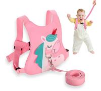 Redini per bambini, redini per camminare 1 anno, imbracatura per bambini rosa carino per anti-caduta e anti-smarrimento, imbracatura di sicurezza per bambini, imbracatura da passeggio per bambine