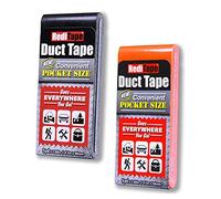 Reditape tasca Duct tape 2-pack | 4,8 cm x 4,6 m per Flat Pack 1.88" wide x 5 yards long x 0.55" thick Black & Fluorescent Orange