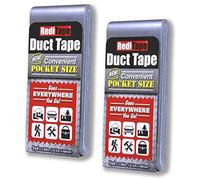 Reditape tasca Duct tape 2-pack | 4,8 cm x 4,6 m per Flat Pack 1.88" wide x 5 yards long x 0.55" thick Twin Silver