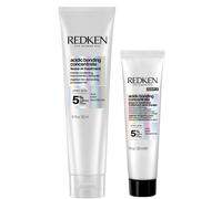 Redken Acidic Bonding Concentrate Leave-In Treatment 150ml with Travel Size Leave-In Treatment 30ml, Bond Repair Bundle