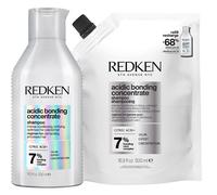 Redken Acidic Bonding Concentrate Shampoo 300ml + Refill 500ml