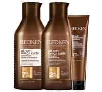 Redken all soft mega curls Trio (Shampoo 300ml + Conditioner 300ml + Treatment 150ml)
