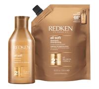 Redken All Soft Shampoo 300ml + Refill 500ml