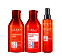 Redken Frizz Dismiss Shampoo300ml Conditioner300ml Serum125ml