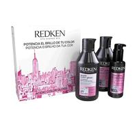 Redken Routine Protettivo Colore per Capelli Tinti con Shampoo 300 ml, Balsamo 300 ml e Trattamento Termoprotettivo 100 ml, Acidic Color Gloss