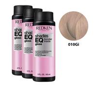 REDKEN SHADES EQ GLOSS Bonder Inside #010GI Equalizing Conditioning Color 3 x 60 ml