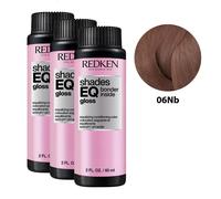 REDKEN SHADES EQ GLOSS Bonder Inside #06NB Equalizing Conditioning Color 3 x 60 ml