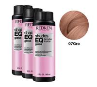 REDKEN SHADES EQ GLOSS Bonder Inside #07Gro Equalizing Conditioning Color 3 x 60 ml
