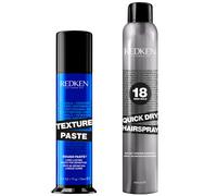 Redken Styling Texture Paste and Quick Dry Hair Spray Bundle