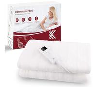 REDKEY Sottocoperta elettrica,160x130 cm Scaldaletto,7 Temperature,Coperta Termica con Spegnimento Automatico,Termoforo,Lavabile