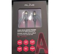 REDLINE CAVO RCA AUDIO PHONO 1 METRO CON FILO DI TERRA AGGIUNTIVO