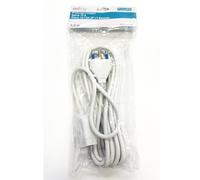 Redline RDL5926 Prolunga elettrica Spina 16A Presa 16/10A 2P+T Bipass 5mt Bianco