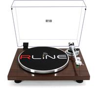 Redline RLTN22GWLN Giradischi a cinghia Bluetooth output Phono/Line, Noce Lucido