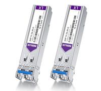 REDLUX 1G SFP LX Monomodale Gbic Modulo Compatibile con Cisco, Meraki, Ubiquiti UniFi, Mikrotik, Fortinet, Netgear, Broadcom, D-Link, 1310nm, 20KM, 2 Pack