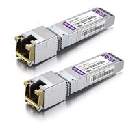 REDLUX 2.5/5/10G SFP+ to RJ45 Module, CAT.6a/CAT7 RJ45 Connector, up to 30m, 10GBase-T Copper Transceiver Compatible for Cisco SFP-10G-T, Ubiquiti UF-RJ45-10G, Meraki, Fortinet, D-Link, etc. 2-Pack.