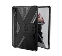 RedMagic 3 Pro - Custodia protettiva sottile per tablet con cavalletto regolabile, modalità di visualizzazione verticale e orizzontale, antiurto, resistente ai graffi, colore: nero e bianco (nero)