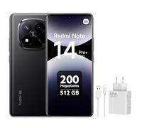 Redmi Note 14 Pro + 5G/Xaiomi 67W HyperCharge Combo (Type-A) EU (nero nero, 12 GB di RAM, 512 GB di memoria) | World Premier MTK Dimensity 7025 Ultra | 2100 Nits più luminoso segmento 120 Hz AMOLED