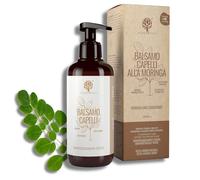 RedMoringa Balsamo Capelli Rigenerante e Protettivo - Balsamo Nutriente 98,5% Naturale EcoBio - Con Moringa, Olio Argan, Cocco e Miele - 200 ml - Made in Italy