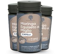 RedMoringa CAPELLI Equiseto, Miglio e Biotina 180 Capsule 3 pz Capsule