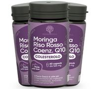RedMoringa COLESTEROLO Riso Rosso, Coenz. Q10, Moringa 180 Capsule 3 p