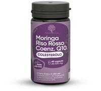 RedMoringa COLESTEROLO Riso Rosso, Coenz. Q10, Moringa 60 Capsule 50 g