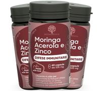 RedMoringa DIFESE IMMUNITARIE - Integratore Acerola, Zinco, Vit C - 18