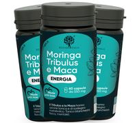 RedMoringa ENERGIA Tribulus Maca e Moringa 180 Capsule 3 pz Capsule