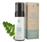 RedMoringa Mousse Detergente Intima Donna e Uomo - 99% Naturale Eco-Bio - Con Acqua di Menta, Estratto di Moringa - 150 ml - Made in Italy