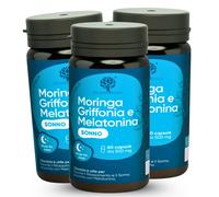 RedMoringa SONNO Escolzia, Griffonia e Melatonina 180 Capsule 3 pz Cap