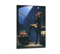 RedMush Poster artistico da parete con Jack Vettriano (39), decorazione artistica da parete per soggiorno, camera da letto, decorazione con cornice, stile cornice, 40 x 60 cm