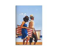 RedMush Poster artistico su tela con Jack Vettriano (27), decorazione per camera da letto, sport, ufficio, camera da letto, regalo, senza cornice, 40 x 60 cm