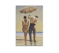 RedMush Poster artistico su tela con Jack Vettriano (35), decorazione per camera da letto, sport, ufficio, camera da letto, regalo, senza cornice, 60 x 90 cm