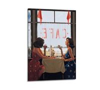 RedMush Poster artistico su tela, motivo: Jack Vettriano (55), decorazione per camera da letto, sport, ufficio, camera da letto, regalo, stile cornice, 40 x 60 cm
