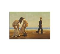 RedMush Poster su tela con Jack Vettriano (70), decorazione per camera da letto, sport, ufficio, camera da letto, regalo, senza cornice, 20 x 30 cm