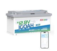 Redodo 12V 100Ah Bluetooth Batteria Litio, Batteria LiFePO4 con Protezione a Bassa Temperatura, BMS 100A, 1280Wh, Ricaricabile, Altezza 189MM, Batteria Sostitutiva al Piombo Perfetta per Camper