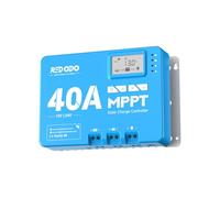 Redodo 40A MPPT 12V/24V Car DC Input Solar Charge Controller con Modulo Bluetooth Incorporato, Parametro Regolabile Display LCD a LED