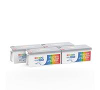 Redodo Batteria al litio LiFePO4 da 12V 200Ah (confezione da 4),4000-15000 cicli profondi e durata di 10 anni, perfetta per camper, campeggio, imbarcazioni, accumulo domestico solare, ecc.