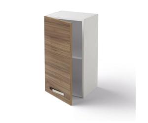 REDÒKASA Pensile per cucina componibile da 40 cm con 1 anta linea MAKA, realizzata in legno 100% MADE IN ITALY (Apertura anta a Sinistra, Noce)