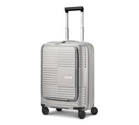 REDOLZ Articolo essenziale 17, grigio, S (Laptopfach), Valigia rigida da cabina