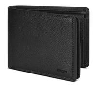 REDOLZ Articolo in pelle Essentials 1, all black, Querformat (mit Klappe), Classico