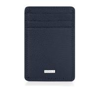 REDOLZ Articolo in pelle Essentials 2, blu navy, Kartenetui (mit Geldklammer), Classico
