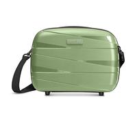 REDOLZ Articolo originale Essentials 10 + BC, Verde metallizzato, Beauty Case (34 cm), Beauty Case