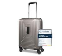 REDOLZ Articolo originale Essentials 14, grigio caffè metallizzato, Kabinen Trolley (55 cm), Trolley rigido con ruote girevoli