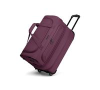 Redolz Duffle Essentials Borsa da viaggio a 2 ruote 55 cm M con patta di espansione rosso
