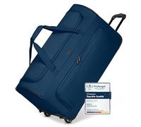 REDOLZ borsone da viaggio con ruote L 71 cm | trolley morbido 83 L leggero per uomo e donna | Duffle Essentials